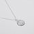 Custom Zircon Volleyball Silver Chain Necklace Choose Initial Charm All 26 Geometric necklace Holly Road 