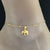 Elephant Anklet, Gold Plated over Sterling Silver Beaded Ankle Bracelet, Good Luck Charm, Elephant Lovers Charm Jewelry, Beach Wedding Animal Anklet enjoy life creative 