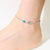 Evil Eye Anklet Dainty Anklet 925 Sterling Silver Summer Essential Religious anklet Romanticwork Jewelry 