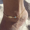 Evil Eye Anklet Dainty Anklet 925 Sterling Silver Summer Essential Religious anklet Romanticwork Jewelry Gold 