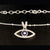 Evil Eye Anklet, Sterling Silver Beaded Ankle Bracelet, Good Luck Charm Jewelry, Protection Anklet, Anklet Chain Stackable Anklet Romanticwork Jewelry 