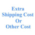 extra shipping cost or other costs