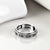 Fidget Ring Sterling Silver Cross Anxiety Ring for Women Praying Spinner Wide Band Statement Ring for Men Stress Relieving stock romanticwork 