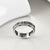 Fidget Ring Sterling Silver Cross Anxiety Ring for Women Praying Spinner Wide Band Statement Ring for Men Stress Relieving stock romanticwork 