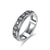 Fidget Ring Sterling Silver Cross Anxiety Ring for Women Praying Spinner Wide Band Statement Ring for Men Stress Relieving stock romanticwork 6 
