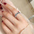Fidget Ring Sterling Silver Cross Anxiety Ring for Women Praying Spinner Wide Band Statement Ring for Men Stress Relieving stock romanticwork 