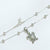 Filigree Turtle Anklet Sterling Silver Beaded Sea Turtle Charm Anklet animal anklets enjoy life creative 