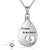 Heart Teardrop Urn Cremation for Ashes Memorial Keepsake 925 Sterling Silver Pendant Necklace for Women Men stock romanticwork 