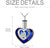 Heart URN Necklace S925 Sterling Silver Engraved Pendant Cremation Necklace for Ashes with Swarovski Crystal, Fine Keepsake Memorial Jewelry for Ashes (Package including a Necklace/Pin/Funnel) urn necklace enjoy life creative 