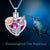 Hummingbird Urn Necklace for Ashes Sterling Silver with Crystal Cremation Jewelry w/Funnel Filler Keepsake Memory Jewelry for Women Girls stock romanticwork 