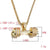 Iced Out Sports Theme Pendant Necklace AAA CZ Crystal Jewelry (Dumbbell Gold) Geometric necklace VANAXIN 