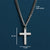 Cross For Men Necklace 3mm Cuban Chain Necklace for Man Minimalist Sterling Silver Cross Pendant Gifts for Him