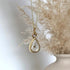 925 Silver Mustard Seed Necklace Tear Drop Pendant Necklace