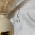 925 Silver Mustard Seed Necklace Tear Drop Pendant Necklace