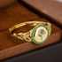 S925 Sterling Silver Birth Flower Ring Personalized Ring Personalized Gift Ring