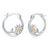 Sunflower Earrings Daisy Earrings 925 Sterling Silver Hoop Earrings Gifts for Women Girls Hypoallergenic Earrings