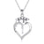 925 Sterling Silver Heart Initial Letter Necklace Class of 2023 Gifts High School Senior College Graduation Gifts