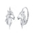 Horse Earrings 925 Sterling Silver Animal Horse Stud Earrings Horse Jewelry Gifts for Mother's Day Women Girls Teens Horse Lovers