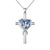 925 Sterling Silver Father Daughter Heart Pendant Necklace from Dad I Love You Forever Jewelry
