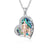 925 Sterling Silver Father Daughter Heart Pendant Necklace from Dad I Love You Forever Jewelry