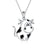 Cow Necklace 925 Sterling Silver Pendant Necklace Cows Gifts for Women Sister Daughter