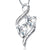 925 Sterling Silver Always My Daughter&Sister Forever My Friend Double Love Heart Pendant Necklace, Gifts for Sister Women Couples Wife Mom Girlfriend