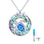 Sea Turtle  Urn Necklaces Sterling Silver Sea Crystal Pendant Necklaces Ocean Jewellery