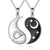 Yin Yang Necklace Sun Moon Sterling Silver Necklaces Matching Couples Friendship Necklace Jewelry For Women Men Gift