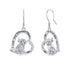 Highland Cow Earrings for Women 925 Sterling Silver Cow Drop Dangle Earrings Highland Cow Jewelry Gifts for Girls Cow Lover