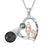 925 Sterling Silver Father Daughter Heart Pendant Necklace from Dad I Love You Forever Jewelry