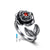 Black Rose Flower Cremation Urn Ring for Ashes Women 925 Sterling Silver Rose Cremation Jewelry Memorial Keepsake Ring Gifts