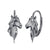 Horse Earrings 925 Sterling Silver Animal Horse Stud Earrings Horse Jewelry Gifts for Mother's Day Women Girls Teens Horse Lovers
