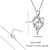 925 Sterling Silver Always My Daughter&Sister Forever My Friend Double Love Heart Pendant Necklace, Gifts for Sister Women Couples Wife Mom Girlfriend