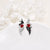 Angel Devil Earrings Sterling Silver Demon Angel Wings Black and White Drop Earrings Birthday Valentine's Day Jewellery Gifts for Women