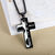 World Cup Soccer Cross Necklace for Boys Bible Verse I CAN DO All Things Stainless Steel Sport Pendant for Men