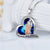 Sterling Silver Father Daughter Necklace,Engraved 'I love you forever' on the Pendant, Birthday Christmas Valentines Father  Day Jewelry Gift