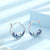 Ocean Wave Huggie Hoop Earrings S925 Sterling Silver Small  Hoop Earrings Hypoallergenic Jewelry Birthday Gifts for Women Girls