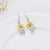 925 Sterling Silver Sunflower Flower Dangle Earrings for Women Girls Teen