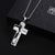 World Cup Soccer Cross Necklace for Boys Bible Verse I CAN DO All Things Stainless Steel Sport Pendant for Men