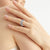 Cross Fidget Rings for Anxiety 925 Sterling Silver Cross Spinner Rings for Women Anti Stress Mood Rings Gifts