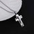 World Cup Soccer Cross Necklace for Boys Bible Verse I CAN DO All Things Stainless Steel Sport Pendant for Men