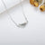 3D Mountain Range Urn Necklace for Women Sterling Silver Wandering River Mountain Valley Sunset Pendant Necklace