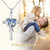 925 Sterling Silver Father Daughter Heart Pendant Necklace from Dad I Love You Forever Jewelry