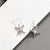 925 Sterling Silver Baseball/Football Earrings Sports Accessories Jewelry Fans Baseball/Football Gift