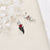 Angel Devil Earrings Sterling Silver Demon Angel Wings Black and White Drop Earrings Birthday Valentine's Day Jewellery Gifts for Women