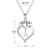 925 Sterling Silver Heart Initial Letter Necklace Class of 2023 Gifts High School Senior College Graduation Gifts