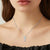 Matching Cross Sterling Silver Couple Necklace Cross Faith Jewelry for Mother Daughter Son Sisters Friends Relationship