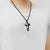 World Cup Soccer Cross Necklace for Boys Bible Verse I CAN DO All Things Stainless Steel Sport Pendant for Men