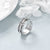 Cross Fidget Rings for Anxiety 925 Sterling Silver Cross Spinner Rings for Women Anti Stress Mood Rings Gifts