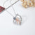 925 Sterling Silver Father Daughter Heart Pendant Necklace from Dad I Love You Forever Jewelry